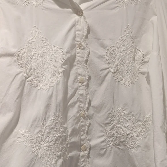 Zara White Button Down - Picture 5 of 7